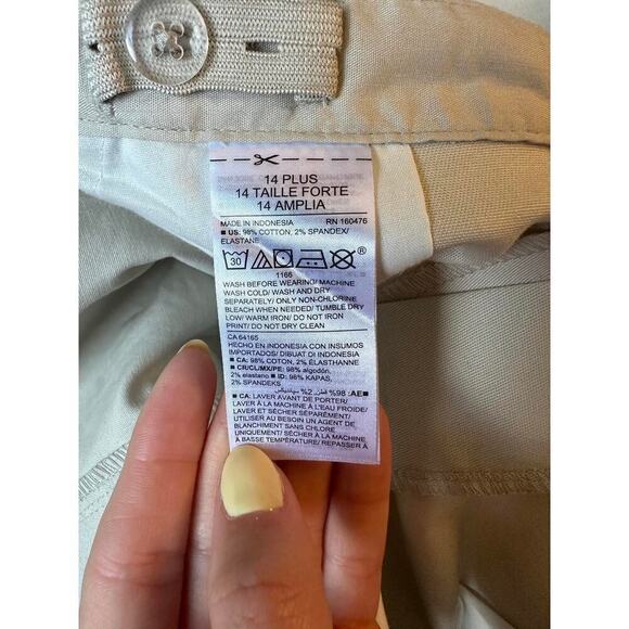 NWT Old Navy Straight Ultimate Built-In Flex Chino Pants Stone Boys Plus Size 14 - Picture 7 of 8